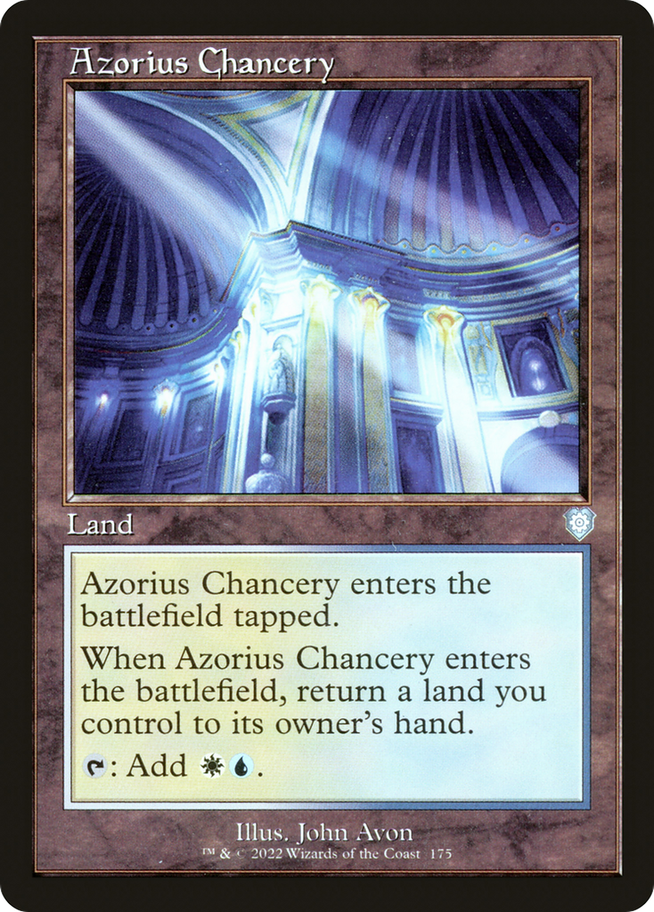 Magic: The Gathering - Azorius Chancery - The Brothers' War Commander