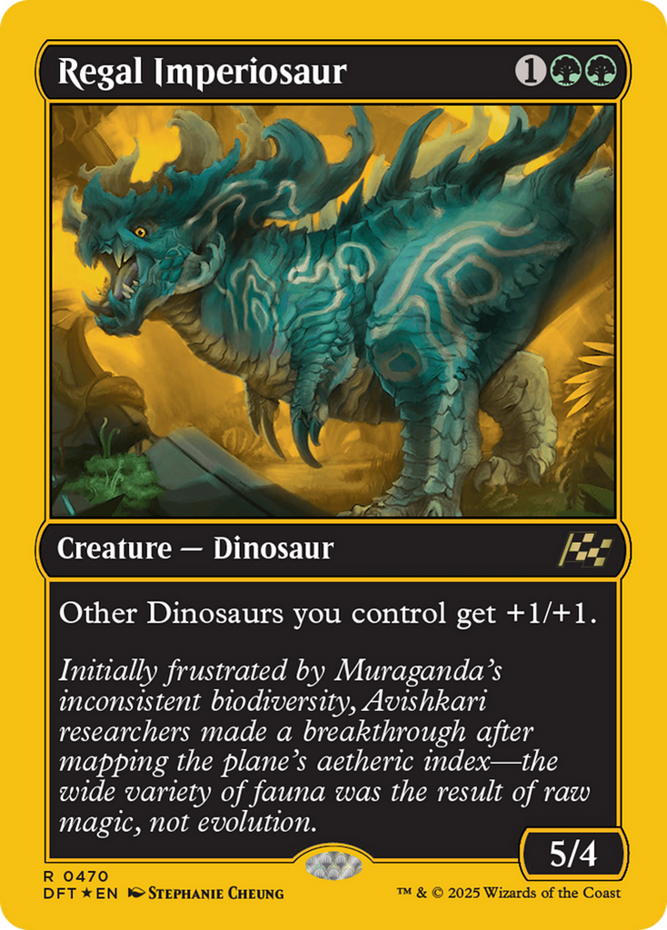 Magic: The Gathering - Regal Imperiosaur Foil - Aetherdrift