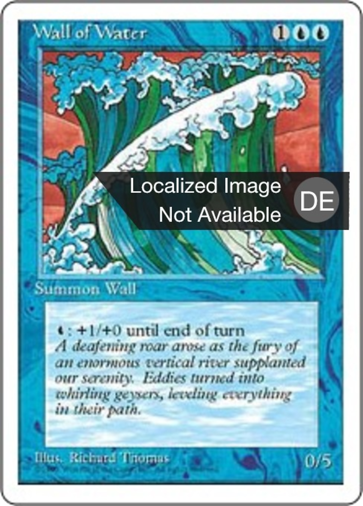 Magic: The Gathering - Wasserwand - Fourth Edition