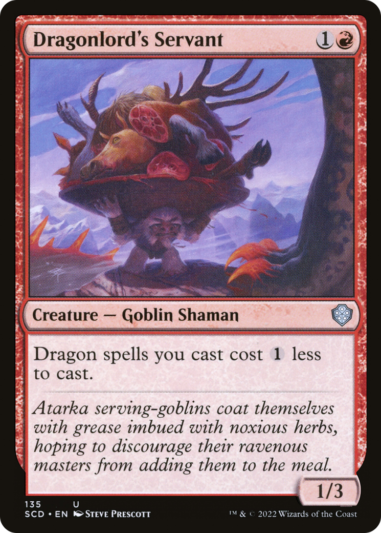 Magic: The Gathering - Dragonlord's Servant - Starter Commander Decks