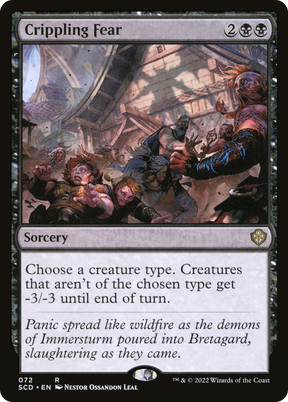 Magic: The Gathering - Crippling Fear - Starter Commander Decks