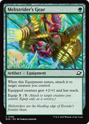 Magic: The Gathering - Meltstrider's Gear Foil - Edge of Eternities