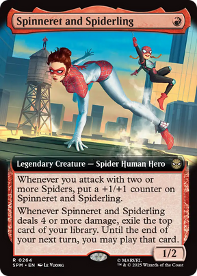 Magic: The Gathering - Spinneret and Spiderling - Marvel's Spider-Man