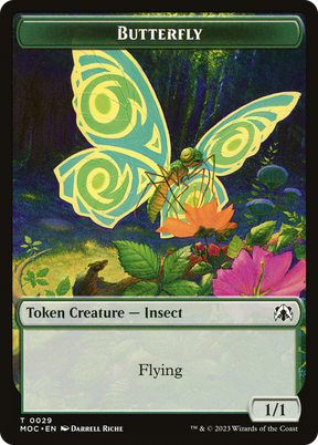 Magic: The Gathering - Butterfly Token - March of the Machine Commander Tokens