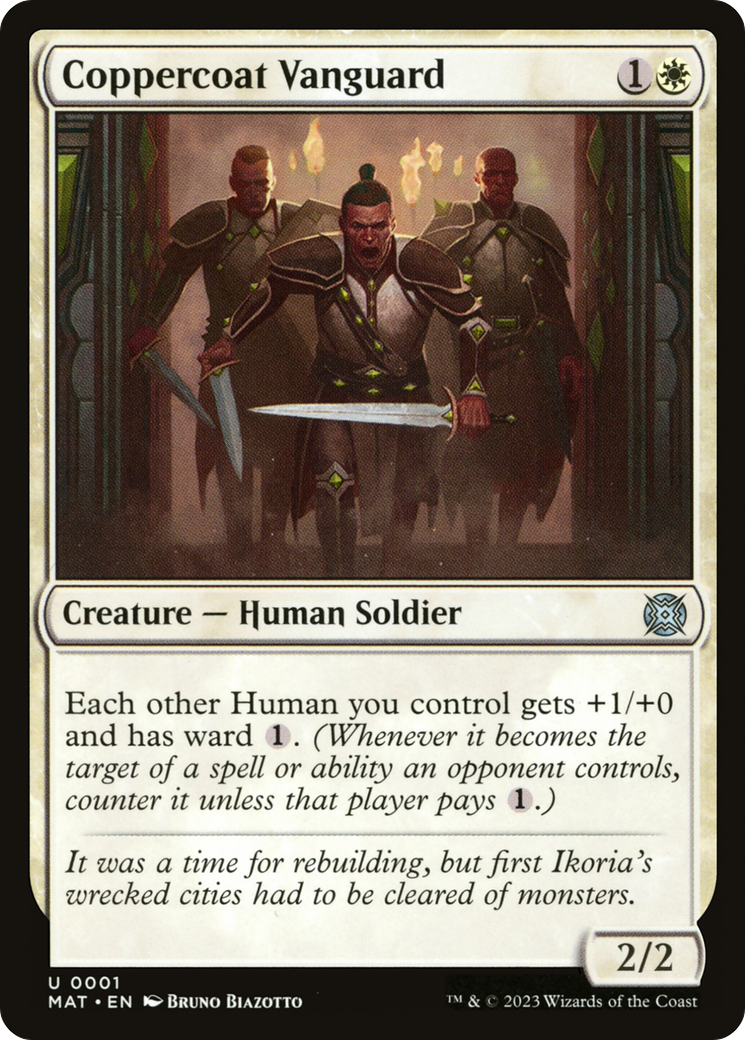 Magic: The Gathering - Coppercoat Vanguard Foil - March of the Machine: The Aftermath