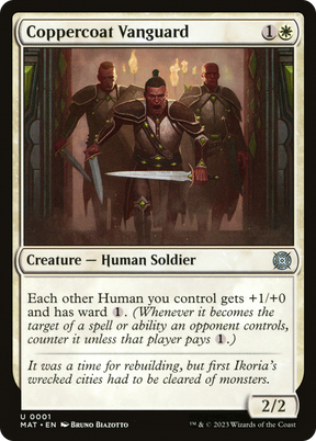 Magic: The Gathering - Coppercoat Vanguard Foil - March of the Machine: The Aftermath