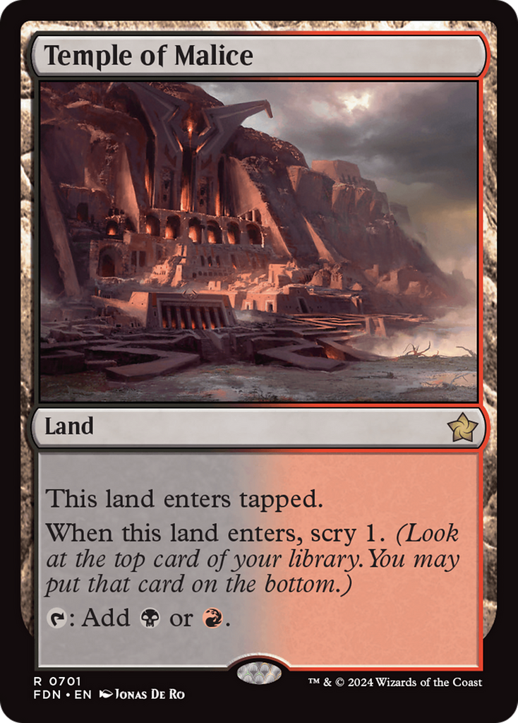 Magic: The Gathering - Temple of Malice - Foundations