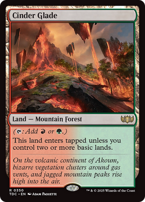 Magic: The Gathering - Cinder Glade - Tarkir: Dragonstorm Commander