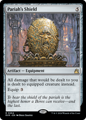Magic: The Gathering - Pariah's Shield Foil - Ravnica Remastered
