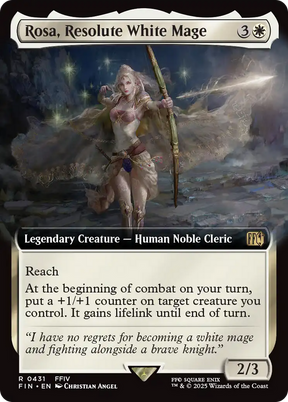 Magic: The Gathering - Rosa, Resolute White Mage Foil - Final Fantasy