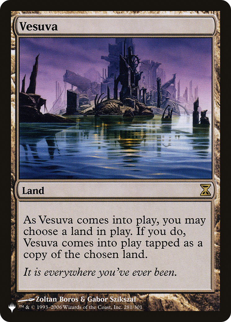 Magic: The Gathering - Vesuva - The List