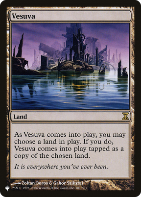 Magic: The Gathering - Vesuva - The List