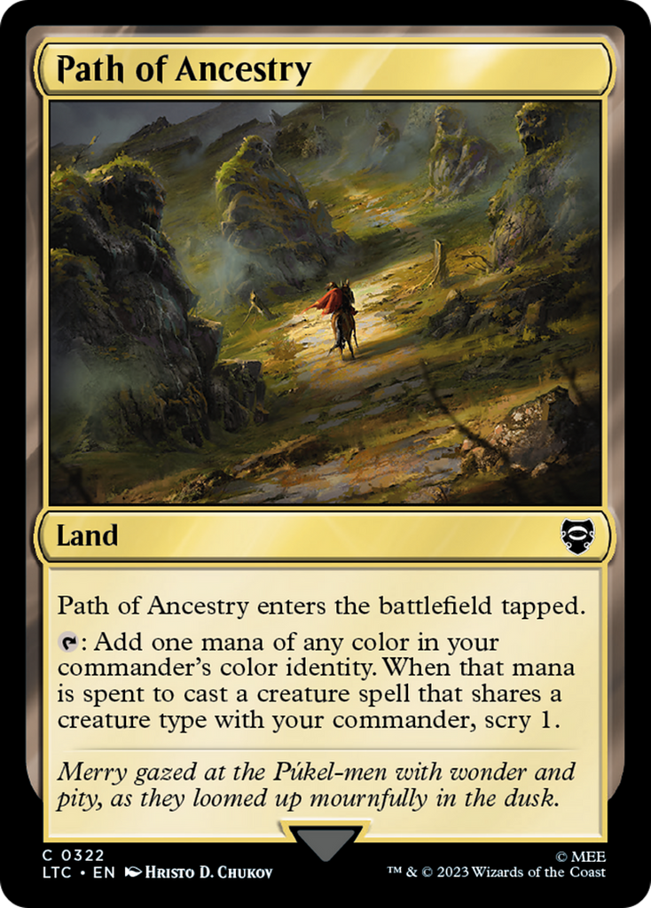 Magic: The Gathering - Path of Ancestry - Tales of Middle-earth Commander