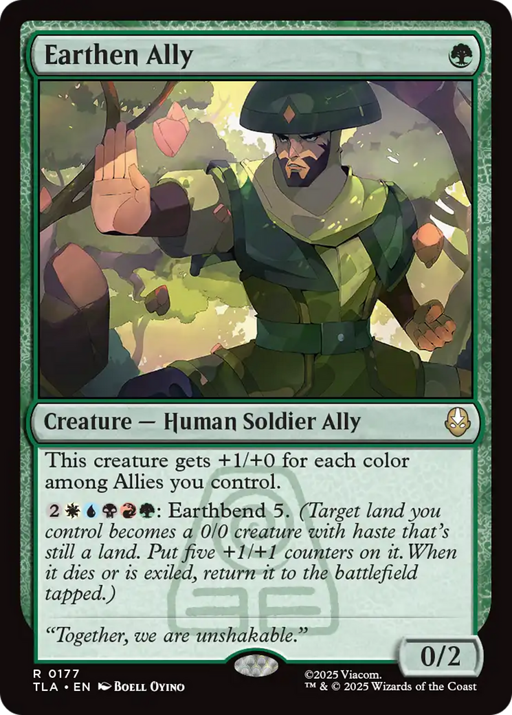 Magic: The Gathering - Earthen Ally Foil - Avatar: The Last Airbender