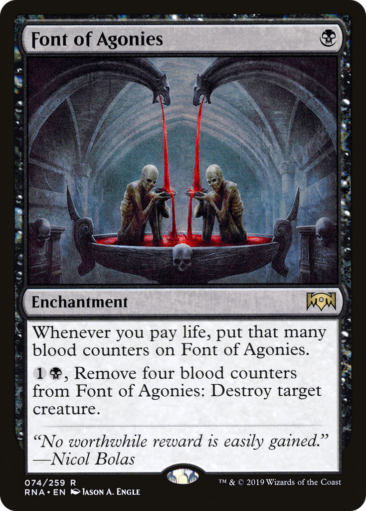 Magic: The Gathering - Font of Agonies Foil - Ravnica Allegiance