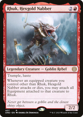 Magic: The Gathering - Rhuk, Hexgold Nabber - Phyrexia: All Will Be One