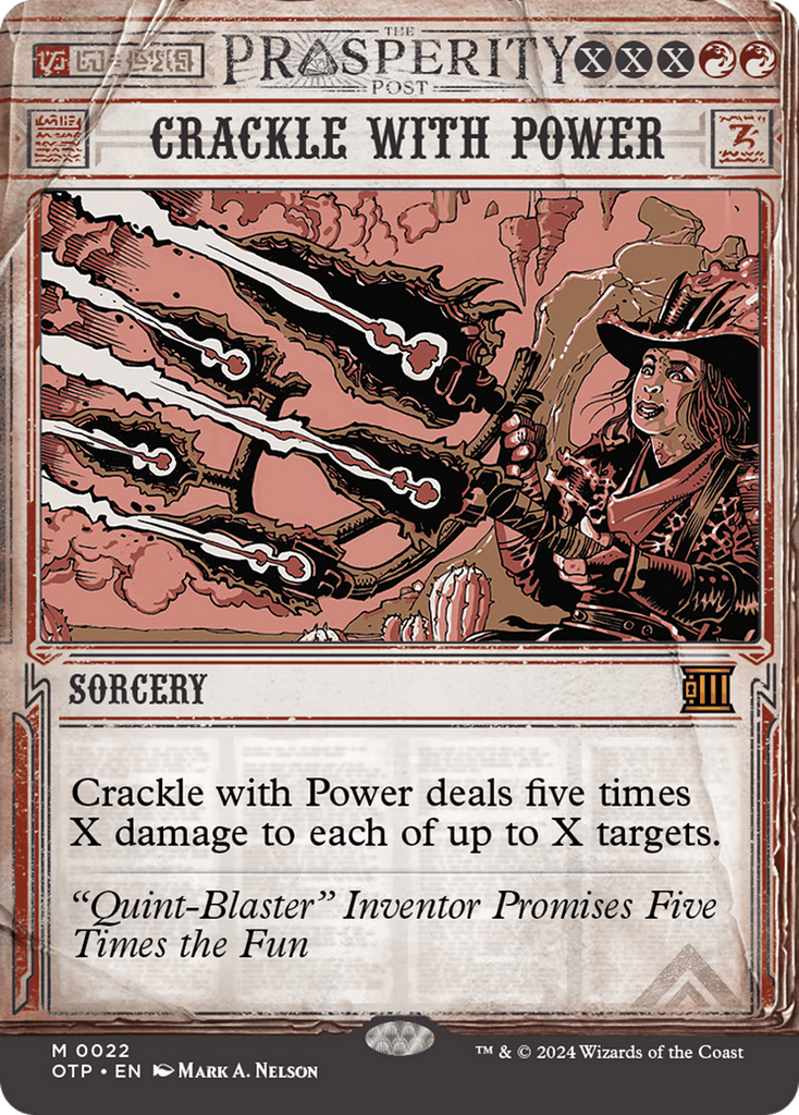 Magic: The Gathering - Crackle with Power Foil - Breaking News