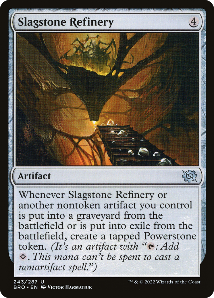 Magic: The Gathering - Slagstone Refinery Foil - The Brothers' War