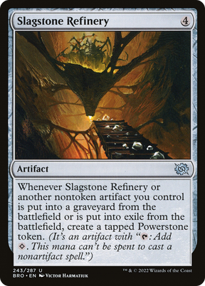 Magic: The Gathering - Slagstone Refinery Foil - The Brothers' War