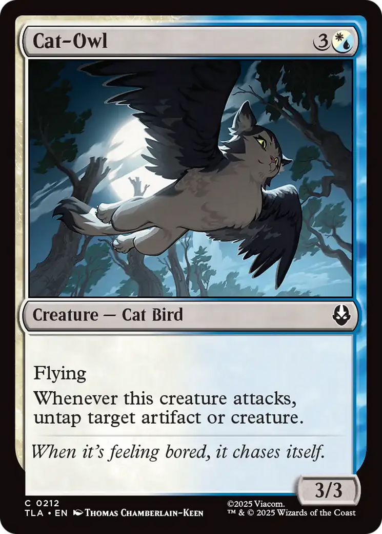 Magic: The Gathering - Cat-Owl Foil - Avatar: The Last Airbender