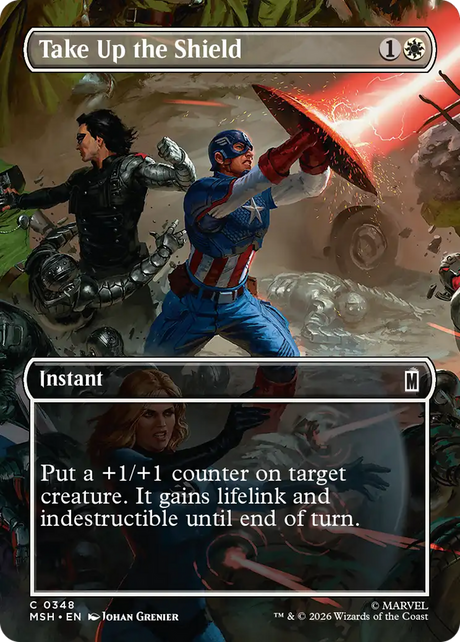 Magic: The Gathering - Take Up the Shield - Marvel Super Heroes