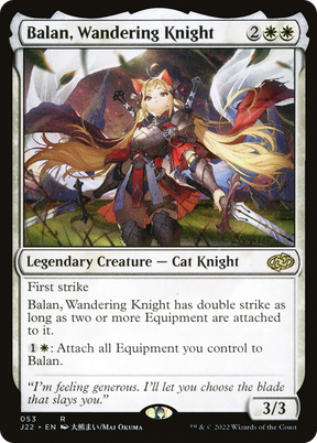 Magic: The Gathering - Balan, Wandering Knight - Jumpstart 2022