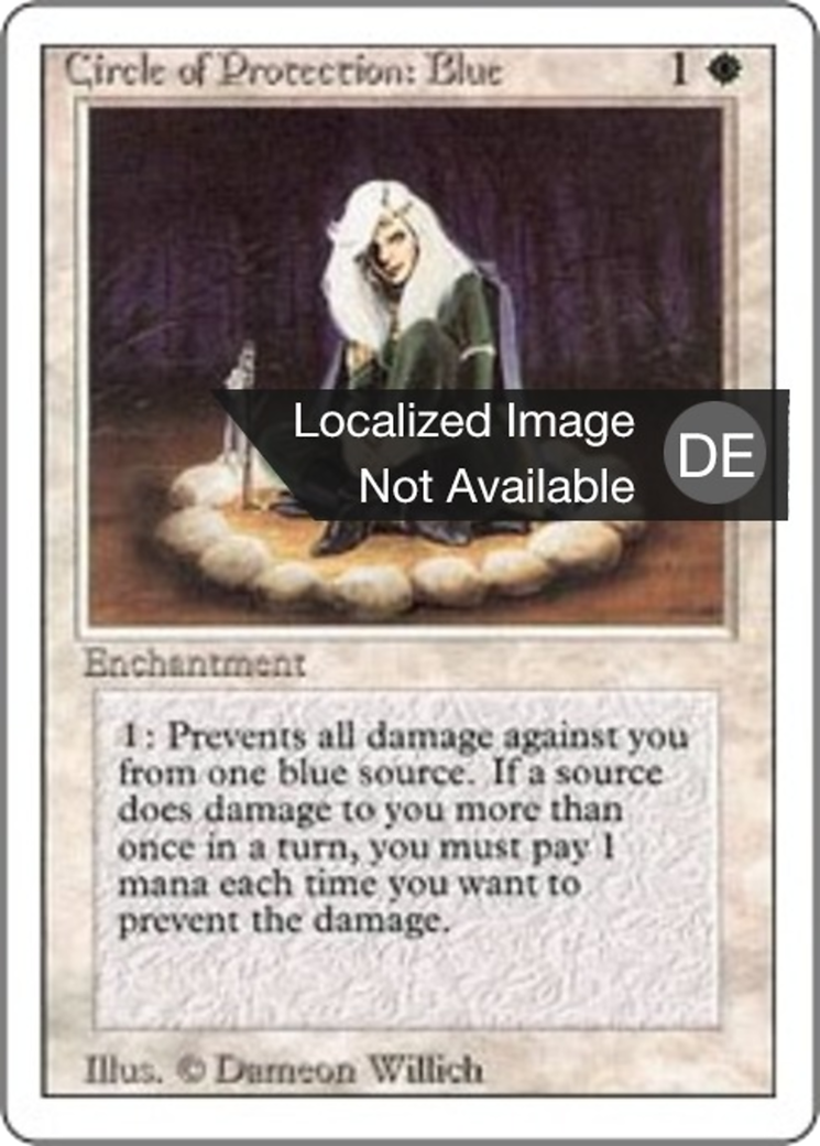 Magic: The Gathering - Schutzkreis gegen Blau - Revised Edition