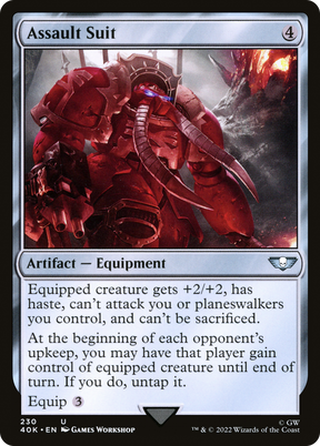 Magic: The Gathering - Assault Suit - Warhammer 40000 Commander