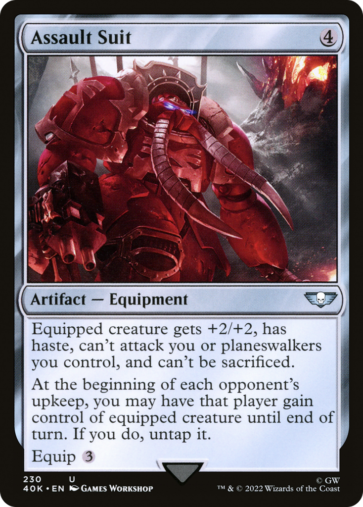 Magic: The Gathering - Assault Suit - Warhammer 40000 Commander