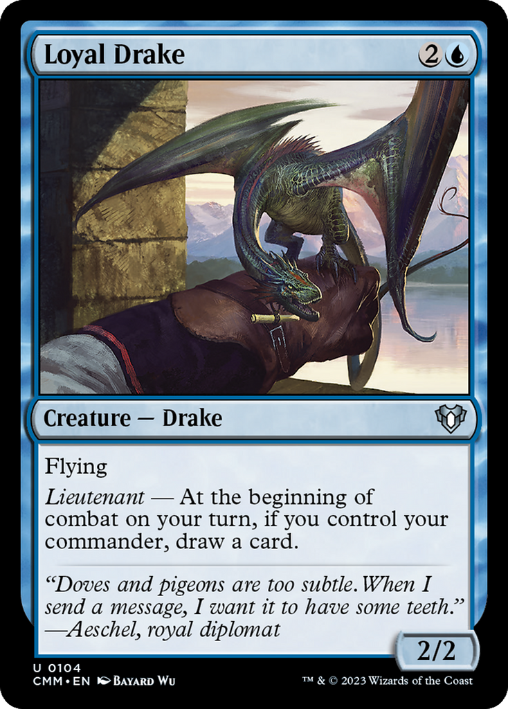 Magic: The Gathering - Loyal Drake - Commander Masters