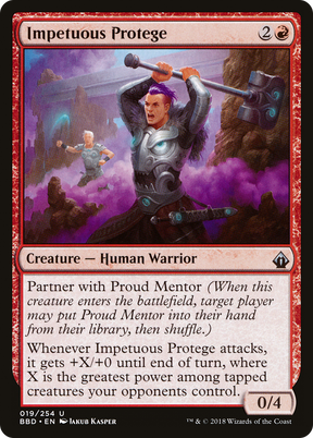 Magic: The Gathering - Impetuous Protege Foil - Battlebond