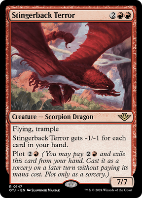 Magic: The Gathering - Stingerback Terror Foil - Outlaws of Thunder Junction