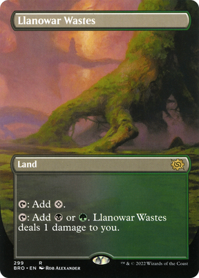 Magic: The Gathering - Llanowar Wastes Foil - The Brothers' War