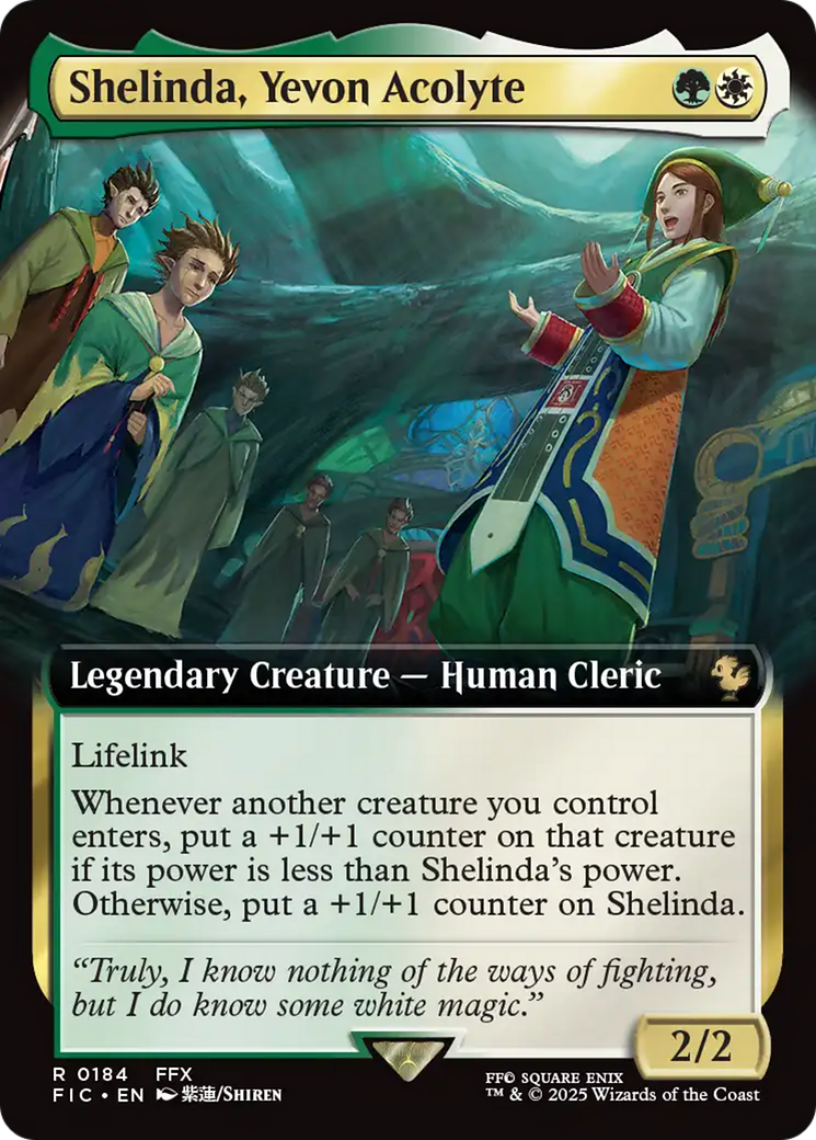 Magic: The Gathering - Shelinda, Yevon Acolyte - Final Fantasy Commander