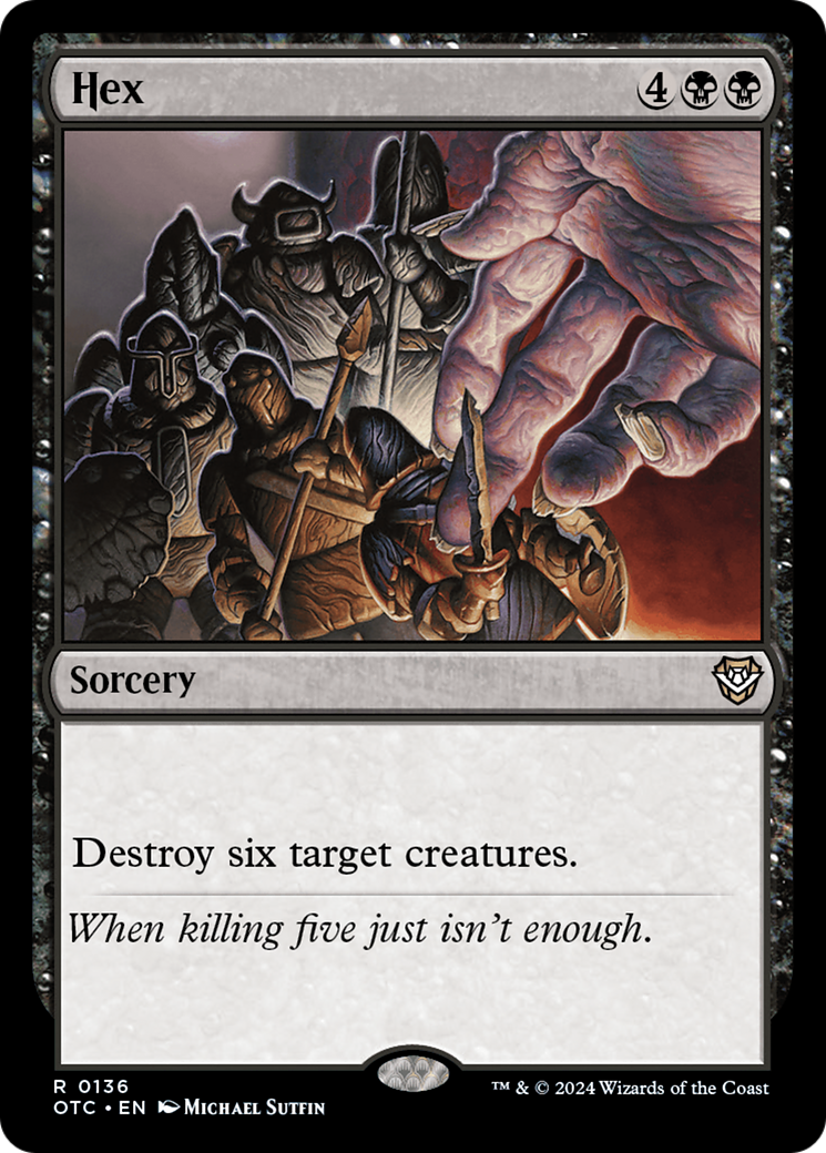 Magic: The Gathering - Hex - Outlaws of Thunder Junction Commander