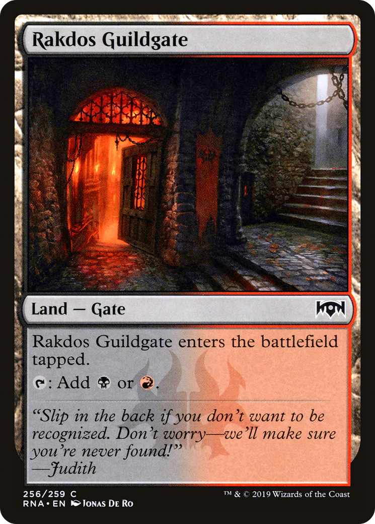 Magic: The Gathering - Rakdos Guildgate Foil - Ravnica Allegiance