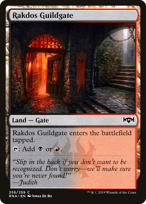 Magic: The Gathering - Rakdos Guildgate Foil - Ravnica Allegiance