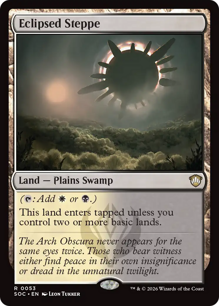 Magic: The Gathering - Eclipsed Steppe - Secrets of Strixhaven Commander