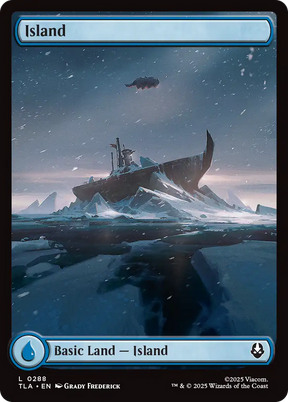 Magic: The Gathering - Island #288 Foil - Avatar: The Last Airbender