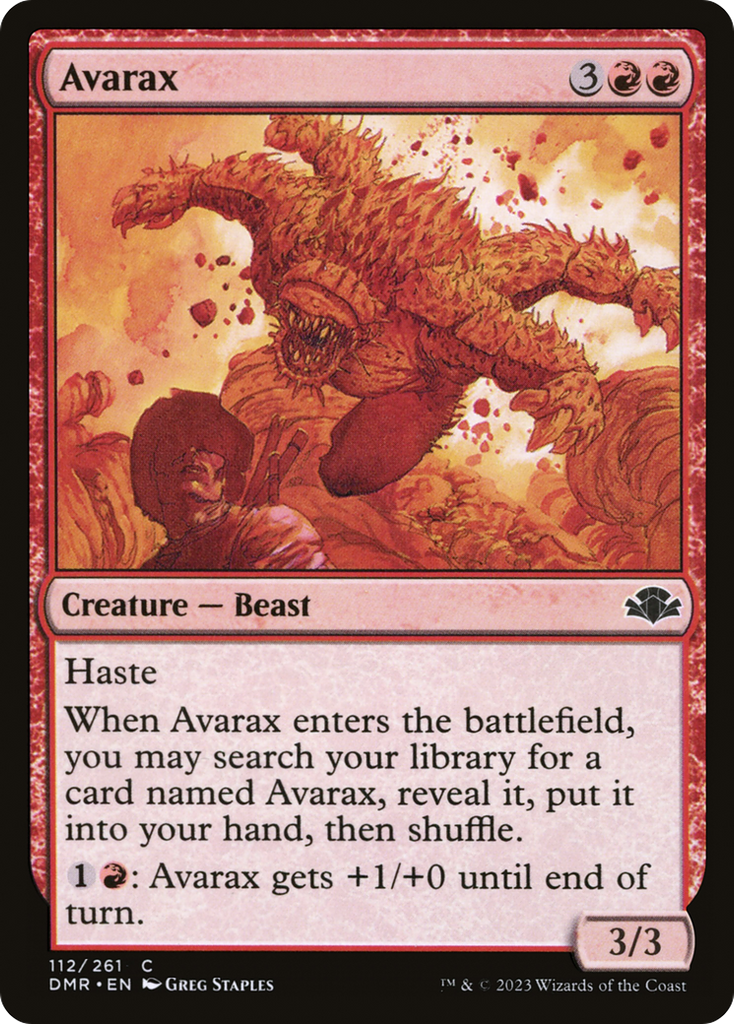 Magic: The Gathering - Avarax Foil - Dominaria Remastered