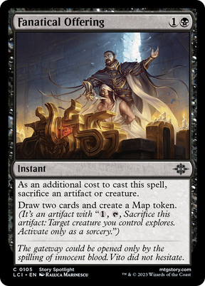 Magic: The Gathering - Fanatical Offering Foil - The Lost Caverns of Ixalan