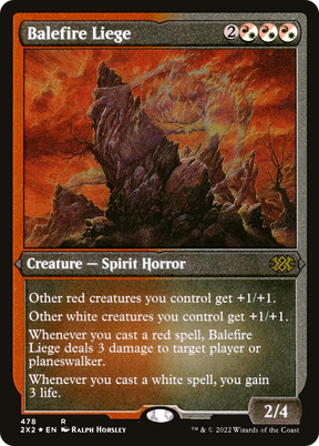Magic: The Gathering - Balefire Liege Foil - Double Masters 2022