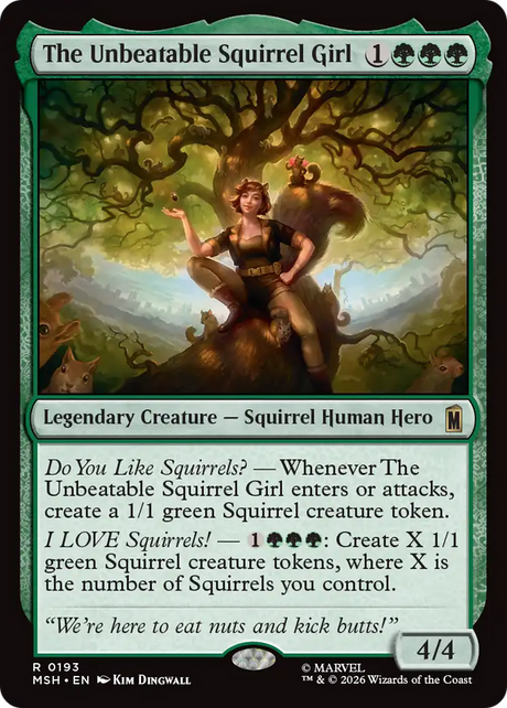 Magic: The Gathering - The Unbeatable Squirrel Girl - Marvel Super Heroes