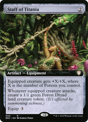 Magic: The Gathering - Staff of Titania - The Brothers' War Commander