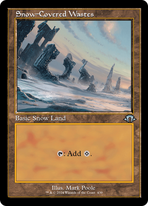 Magic: The Gathering - Snow-Covered Wastes Foil - Modern Horizons 3