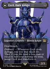 Magic: The Gathering - Cecil, Dark Knight // Cecil, Redeemed Paladin - Final Fantasy