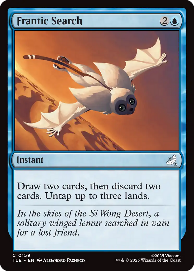 Magic: The Gathering - Frantic Search - Avatar: The Last Airbender Eternal