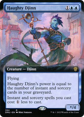 Magic: The Gathering - Haughty Djinn Foil - Dominaria United