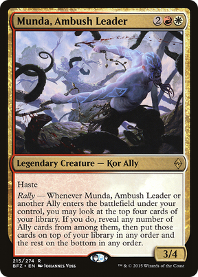Magic: The Gathering - Munda, Ambush Leader Foil - Battle for Zendikar
