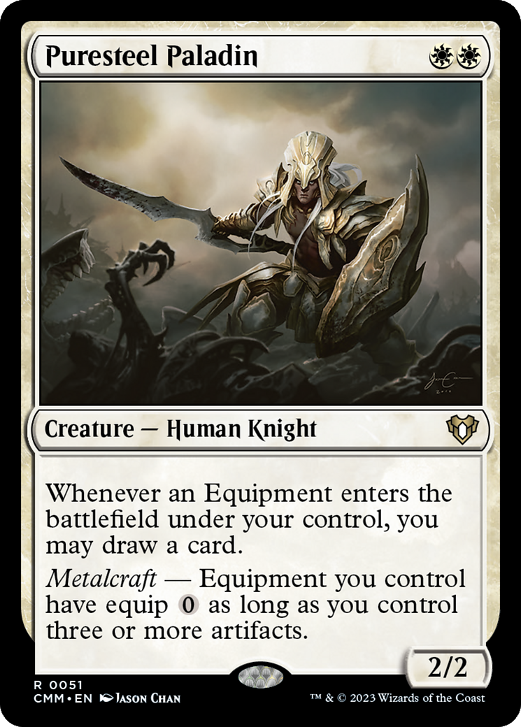 Magic: The Gathering - Puresteel Paladin - Commander Masters